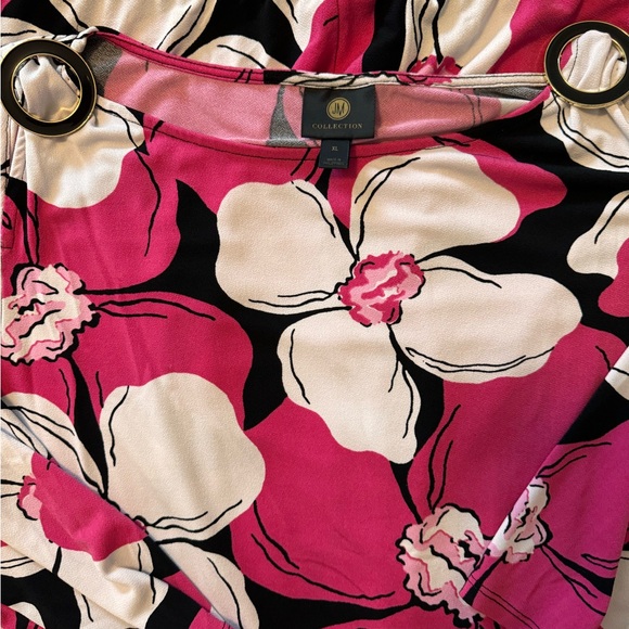 JM 2pc Floral-Print pants and top - Picture 3 of 4